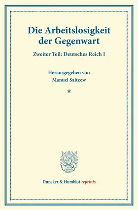 Saitzew |  Die Arbeitslosigkeit der Gegenwart. | Buch |  Sack Fachmedien