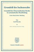 Pfersche / Finger / Frankl |  Grundriß des Sachenrechts. | Buch |  Sack Fachmedien