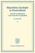  Bäuerliche Zustände in Deutschland. | Buch |  Sack Fachmedien