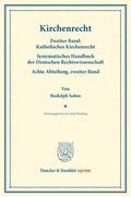 Sohm / Binding |  Kirchenrecht. | Buch |  Sack Fachmedien