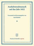 Müchler |  Anekdotenalmanach auf das Jahr 1822. | Buch |  Sack Fachmedien
