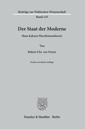 Ooyen |  Der Staat der Moderne. | Buch |  Sack Fachmedien