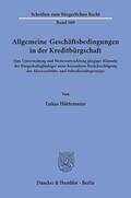 Hüttemann |  Hüttemann, L: Allgemeine Geschäftsbedingungen in der Kreditb | Buch |  Sack Fachmedien