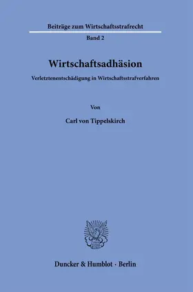 Tippelskirch |  Wirtschaftsadhäsion. | Buch |  Sack Fachmedien