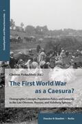 Pschichholz |  The First World War as a Caesura? | Buch |  Sack Fachmedien