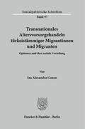 Conen |  Transnationales Altersvorsorgehandeln türkeistämmiger Migrantinnen und Migranten. | Buch |  Sack Fachmedien