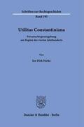 Harke |  Harke, J: Utilitas Constantiniana. | Buch |  Sack Fachmedien