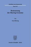 Härtwig |  Härtwig, S: Besteuerung der Sharing Economy | Buch |  Sack Fachmedien
