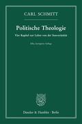 Schmitt |  Politische Theologie. | Buch |  Sack Fachmedien
