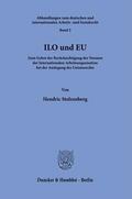 Stolzenberg |  Stolzenberg, H: ILO und EU. | Buch |  Sack Fachmedien
