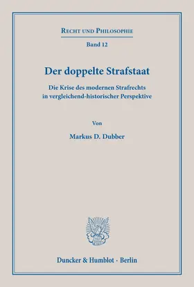 Dubber |  Der doppelte Strafstaat. | Buch |  Sack Fachmedien