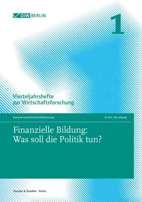 Menkhoff |  Finanzielle Bildung: Was soll die Politik tun? | Buch |  Sack Fachmedien