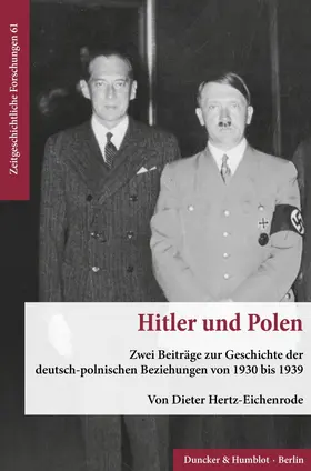 Hertz-Eichenrode | Hitler und Polen | Buch | 978-3-428-18393-7 | www.sack.de