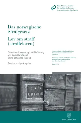 Das norwegische Strafgesetz - Lov om straff (straffeloven). | Buch |  Sack Fachmedien