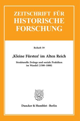 Auge / Hecht |  >Kleine Fürsten< im Alten Reich. | Buch |  Sack Fachmedien