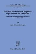 Amoretti Navarro |  Strafrecht und Criminal Compliance in philosophischer Perspektive. | Buch |  Sack Fachmedien