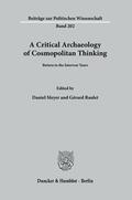 Raulet / Meyer |  A Critical Archaeology of Cosmopolitan Thinking. | Buch |  Sack Fachmedien