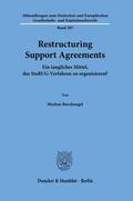 Baschnagel |  Restructuring Support Agreements. | Buch |  Sack Fachmedien