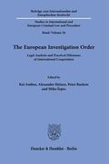 Ambos / Heinze / Rackow |  The European Investigation Order. | Buch |  Sack Fachmedien