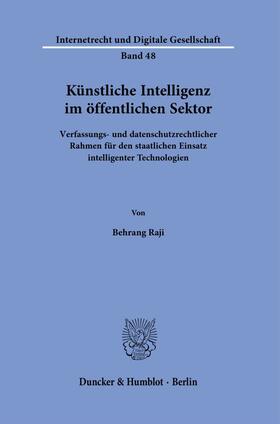 Raji | Künstliche Intelligenz im öffentlichen Sektor | Buch | 978-3-428-18838-3 | sack.de