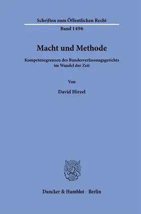 Hirzel |  Macht und Methode. | Buch |  Sack Fachmedien