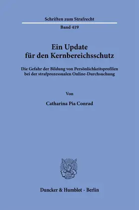 Conrad |  Ein Update für den Kernbereichsschutz. | Buch |  Sack Fachmedien