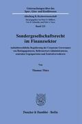 Thies |  Sondergesellschaftsrecht im Finanzsektor. | Buch |  Sack Fachmedien