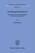 Busche |  Verwaltungsautomation 2.0. | Buch |  Sack Fachmedien