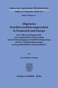 Schaube |  Allgemeine Gesichtsverschleierungsverbote in Frankreich und Europa. | Buch |  Sack Fachmedien