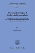 Mazurek |  Massenentlassung und Sonderkündigungsschutz. | Buch |  Sack Fachmedien