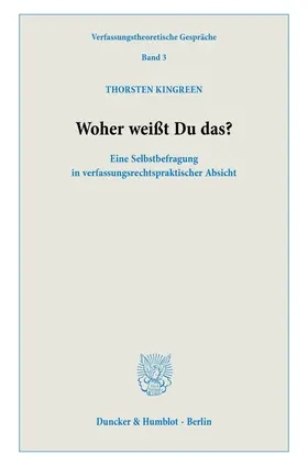 Kingreen |  Woher weißt Du das? | Buch |  Sack Fachmedien