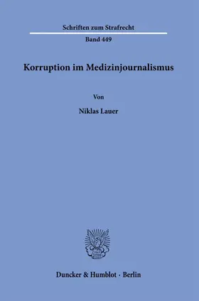 Lauer |  Korruption im Medizinjournalismus | Buch |  Sack Fachmedien
