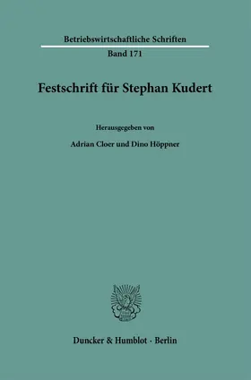 Cloer / Höppner |  Festschrift für Stephan Kudert | Buch |  Sack Fachmedien