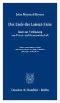 Keynes |  Das Ende des Laissez-Faire. | eBook | Sack Fachmedien