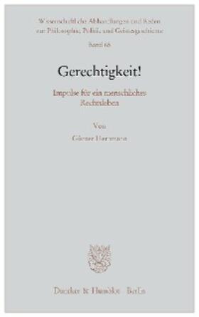 Herrmann |  Gerechtigkeit! | eBook | Sack Fachmedien