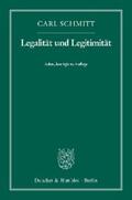 Schmitt |  Legalität und Legitimität. | eBook | Sack Fachmedien