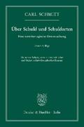 Schmitt |  Über Schuld und Schuldarten. | eBook | Sack Fachmedien