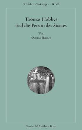 Skinner |  Thomas Hobbes und die Person des Staates. | eBook | Sack Fachmedien