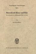Hübner |  Herrschende Klasse und Elite. | eBook | Sack Fachmedien