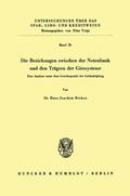 Rieken |  Die Beziehungen zwischen der Notenbank und den Trägern der Girosysteme. | eBook | Sack Fachmedien