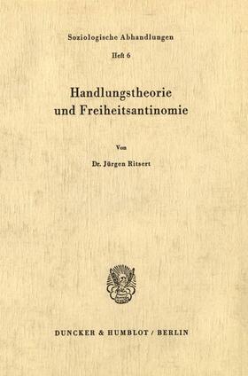 Ritsert | Handlungstheorie und Freiheitsantinomie. | E-Book | sack.de