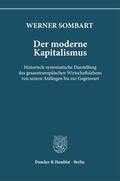 Sombart |  Der moderne Kapitalismus. | eBook | Sack Fachmedien
