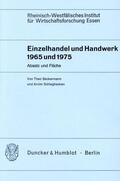 Beckermann / Schlaghecken |  Einzelhandel und Handwerk 1965 und 1975. | eBook | Sack Fachmedien