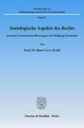 Lévy-Bruhl |  Soziologische Aspekte des Rechts. | eBook | Sack Fachmedien