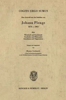 Plenge | Cogito ergo sumus. | E-Book | www.sack.de