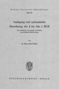 Böhm |  Auslegung und systematische Einordnung des § 392 Abs. 2 HGB. | eBook | Sack Fachmedien