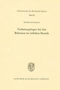 Bückmann |  Verfassungsfragen bei den Reformen im örtlichen Bereich. | eBook | Sack Fachmedien