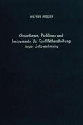 Krüger |  Grundlagen, Probleme und Instrumente der Konflikthandhabung in der Unternehmung. | eBook | Sack Fachmedien