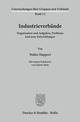 Huppert | Industrieverbände. | E-Book | sack.de