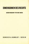 Fischer / Schreiner / Jakob |  Dimensionen des Rechts. | eBook | Sack Fachmedien